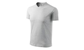 V-neck, Tricou unisex, gri deschis
