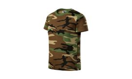 Camouflage, Tricou pentru copii,  camuflaj maro