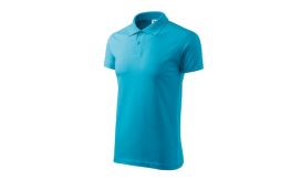 Single J., Tricou polo pentru bărbaţi, turcoaz