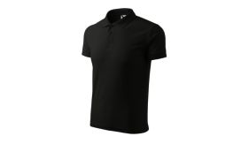 Pique Polo, Tricou polo pentru bărbaţi, negru