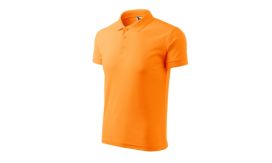 Pique Polo, Tricou polo pentru bărbaţi, tangerine orange