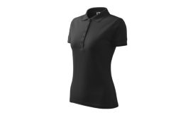 Pique Polo, Tricou polo pentru damă, antracit melange