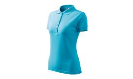 Pique Polo, Tricou polo pentru damă, turcoaz
