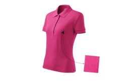 Cotton, Tricou polo pentru damă, purpuriu