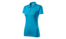 Single J., Tricou polo pentru damă, turcoaz