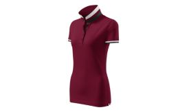Collar Up, Tricou polo pentru damă, garnet