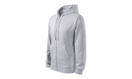 Trendy Zipper, Hanorac pentru bărbaţi, gri deschis