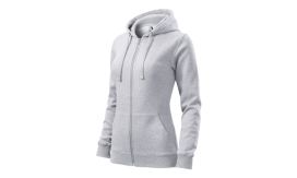 Trendy Zipper, Hanorac pentru damă, gri deschis