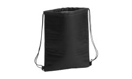 Nunat, geantă drawstring termoizolantă, negru