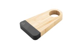 Kyoho, suport pentru sticle cu tirbușon, natural/negru