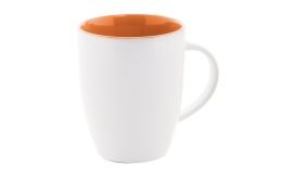 Maia, Cană, portocaliu/alb
