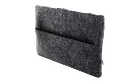 Refelt Comp, geantă pentru laptop din pâslă RPET, gri închis