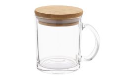 Strobba, Cană din sticlă reciclată, transparent/natural