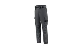 Work Pants Twill Cordura Stretch, Pantaloni de lucru unisex, gri închis