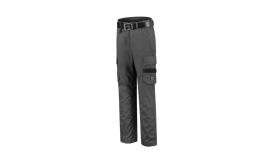 Work Pants Twill Women, Pantaloni de lucru pentru damă, gri închis