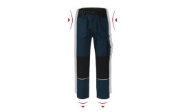 Woody, Pantaloni de lucru pentru bărbaţi, albastru marin