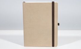 Agenda A5 Vivela Flexi Beige cu file din praf de piatra