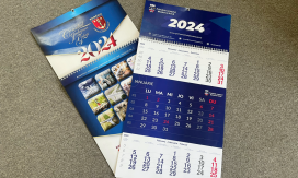 Calendar de perete pliabil format A3 + border